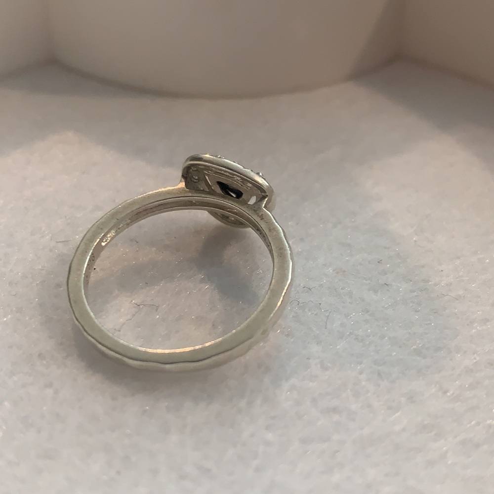 Silpada Silver Ring with Clear Gemstone - Picture 5 of 7